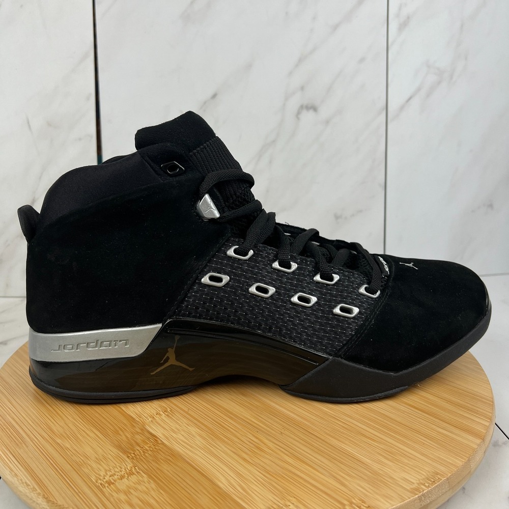 2008 Nike Air Jordan 17 Retro Countdown Pack Mens 13 Black Sneakers 322721-001